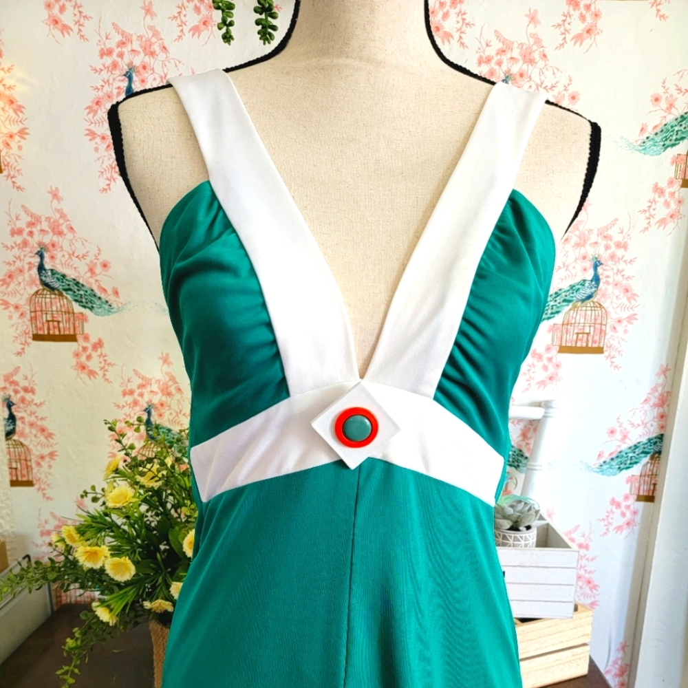 Vintage bell bottom romper